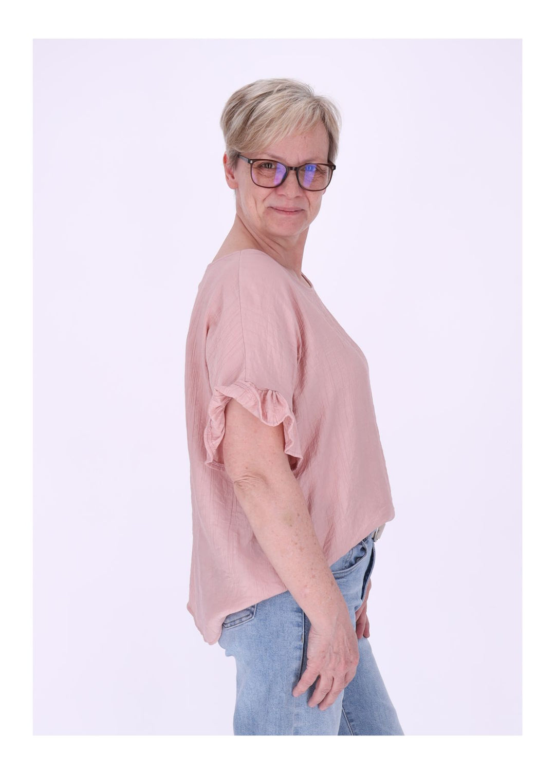 Splash of Color Oversized T-Shirt Damen