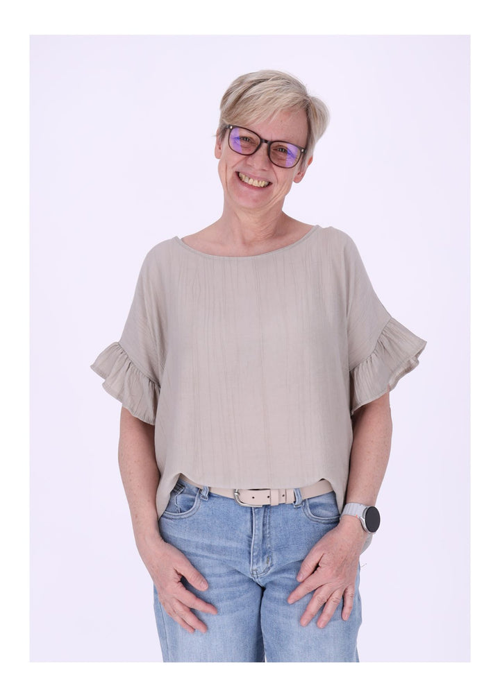Splash of Color Oversized T-Shirt Damen