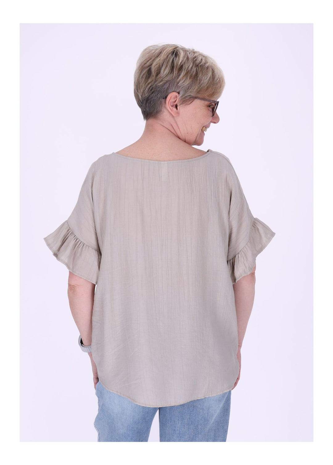 Splash of Color Oversized T-Shirt Damen