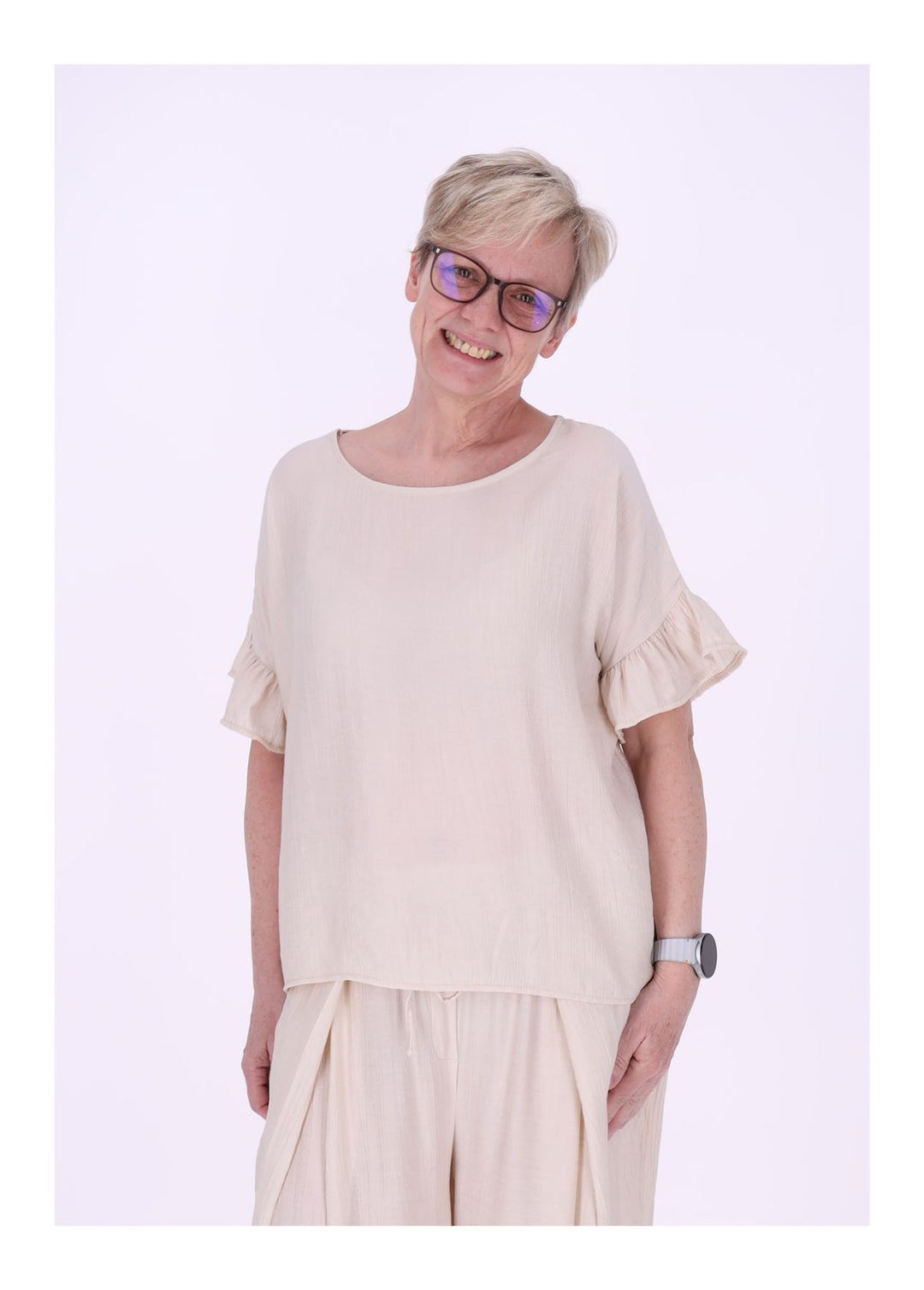 Splash of Color Oversized T-Shirt Damen