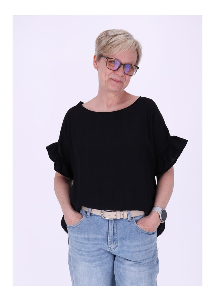 Splash of Color Oversized T-Shirt Damen