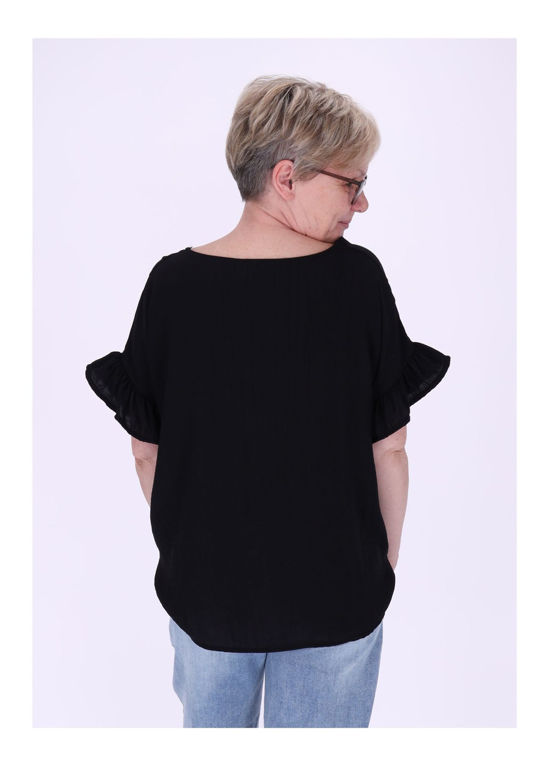 Splash of Color Oversized T-Shirt Damen