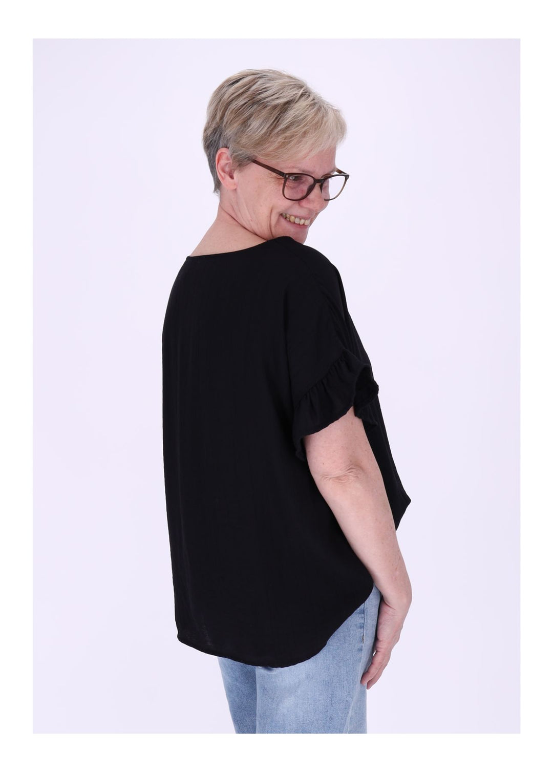 Splash of Color Oversized T-Shirt Damen
