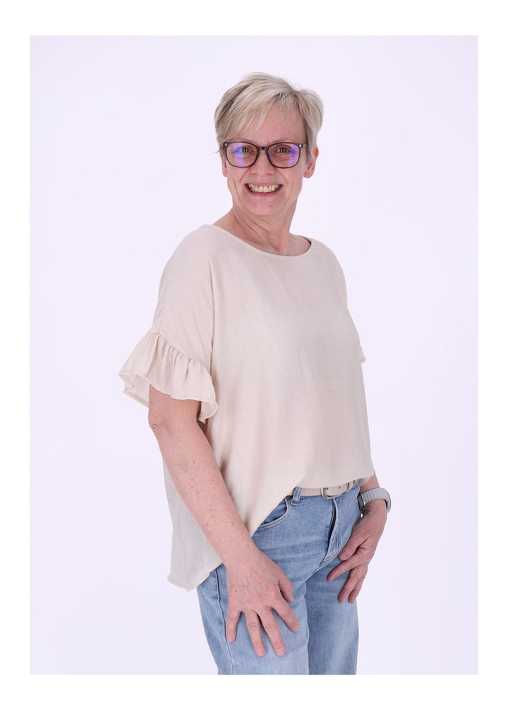 Splash of Color Oversized T-Shirt Damen