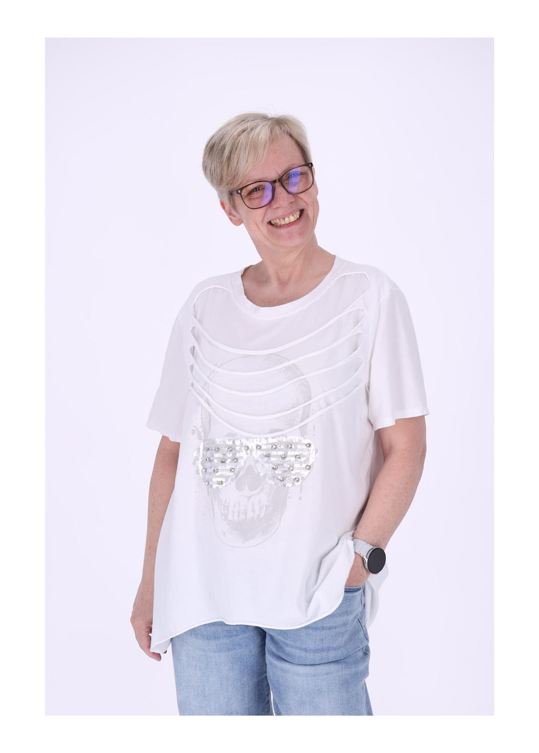 Sunflower Damen T-Shirt Totenkopf