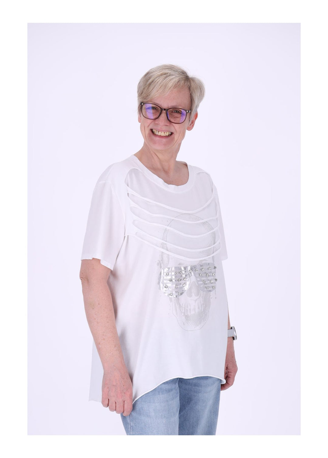 Sunflower Damen T-Shirt Totenkopf
