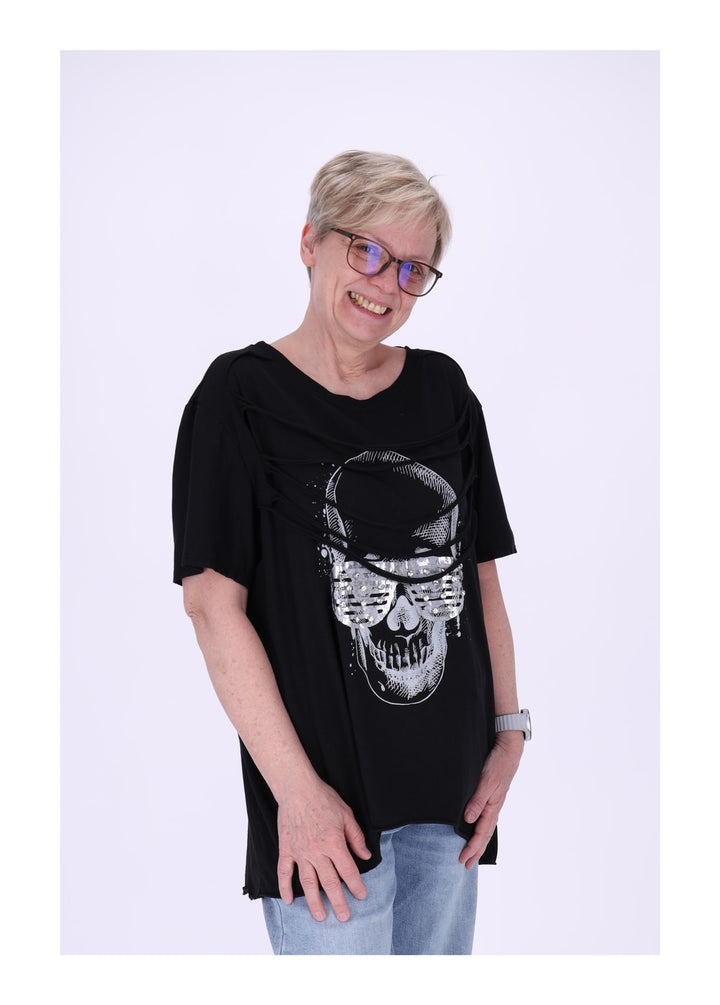 Sunflower Damen T-Shirt Totenkopf
