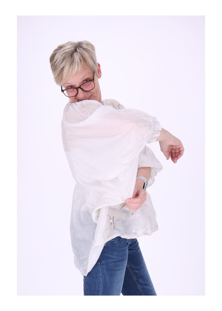 Sierra Blusenshirt Damen Pailetten