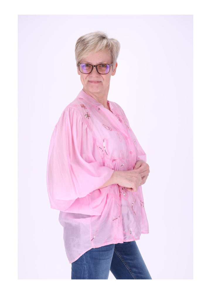 Sierra Blusenshirt Damen Pailetten