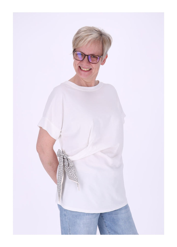 Splash of Color Damen T-Shirt zum Binden