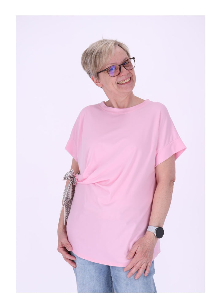 Splash of Color Damen T-Shirt zum Binden