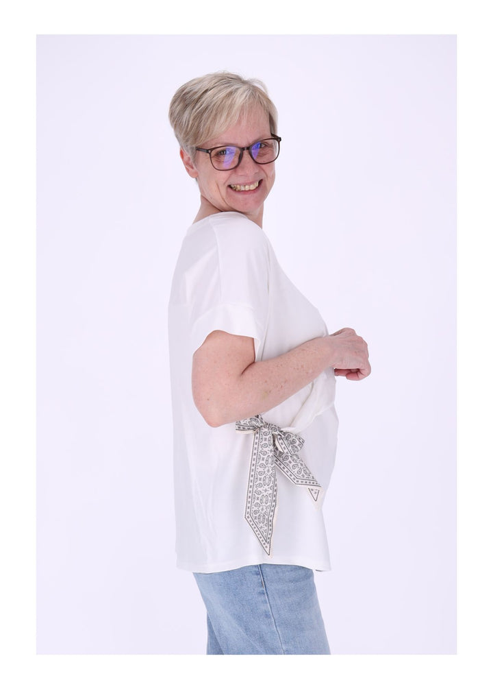 Splash of Color Damen T-Shirt zum Binden