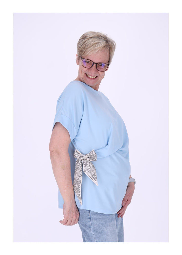 Splash of Color Damen T-Shirt zum Binden