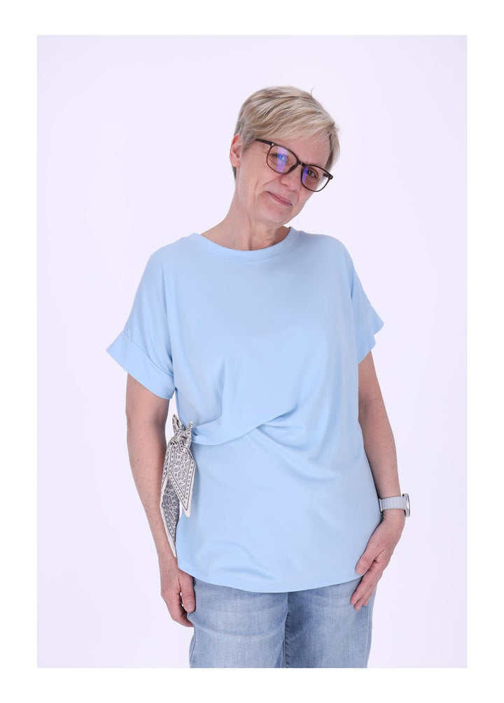 Splash of Color Damen T-Shirt zum Binden