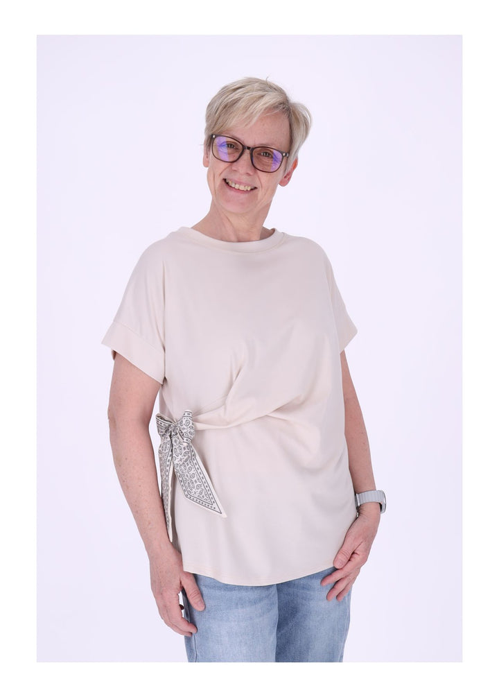 Splash of Color Damen T-Shirt zum Binden
