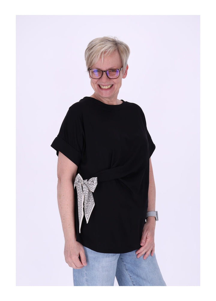 Splash of Color Damen T-Shirt zum Binden