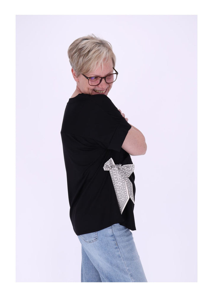 Splash of Color Damen T-Shirt zum Binden