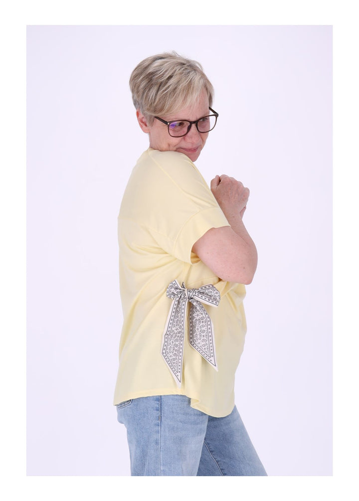 Splash of Color Damen T-Shirt zum Binden