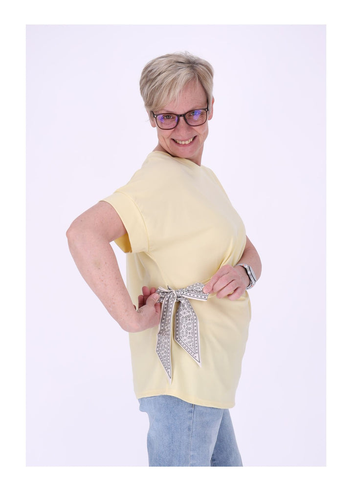 Splash of Color Damen T-Shirt zum Binden