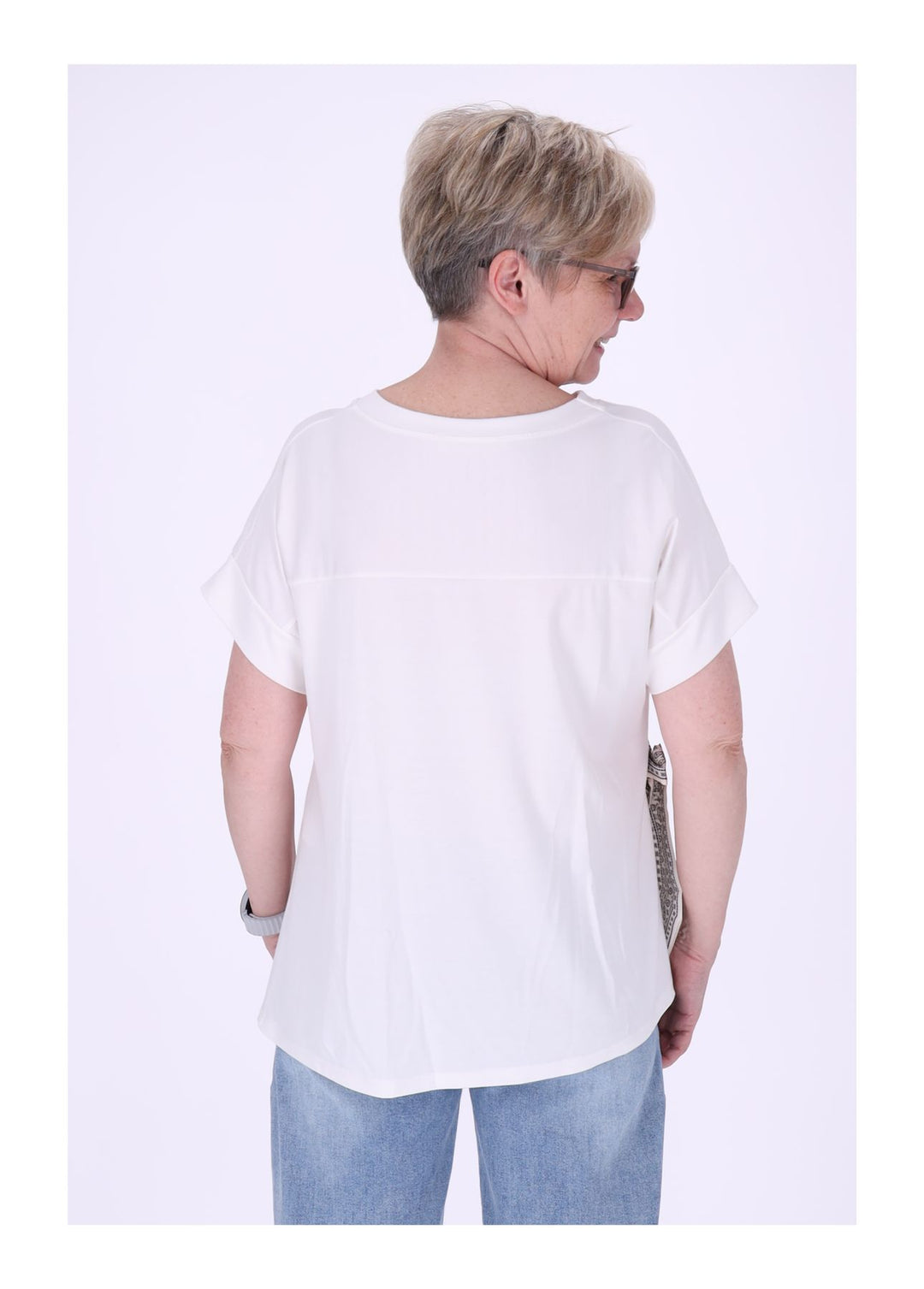 Splash of Color Damen T-Shirt zum Binden