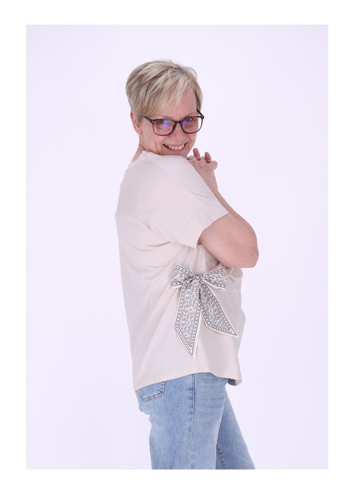 Splash of Color Damen T-Shirt zum Binden