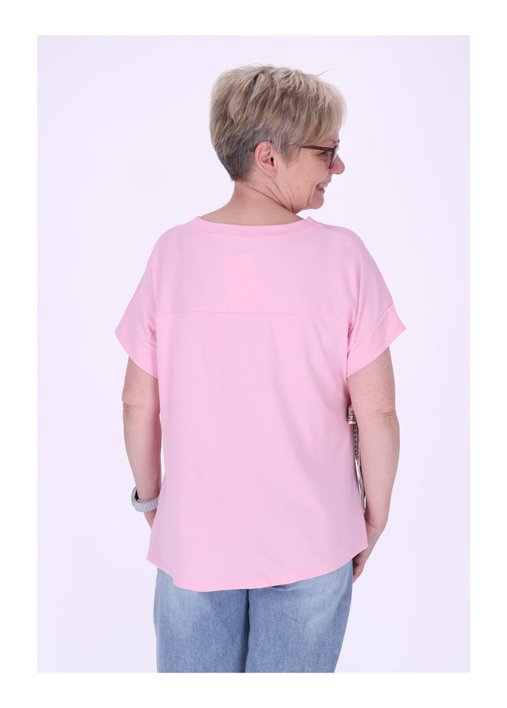 Splash of Color Damen T-Shirt zum Binden
