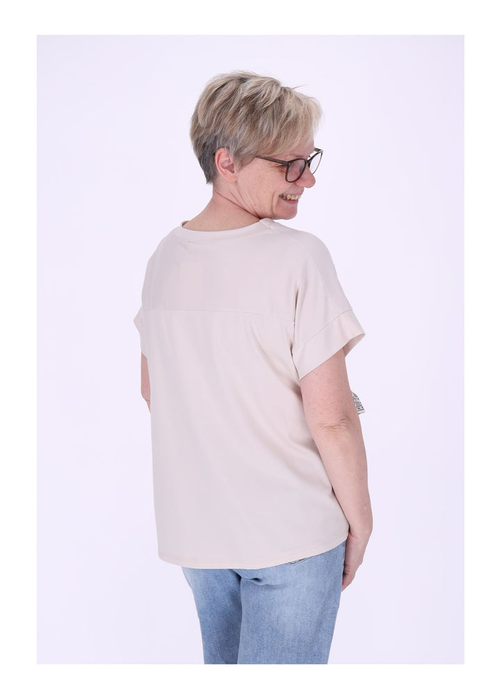 Splash of Color Damen T-Shirt zum Binden