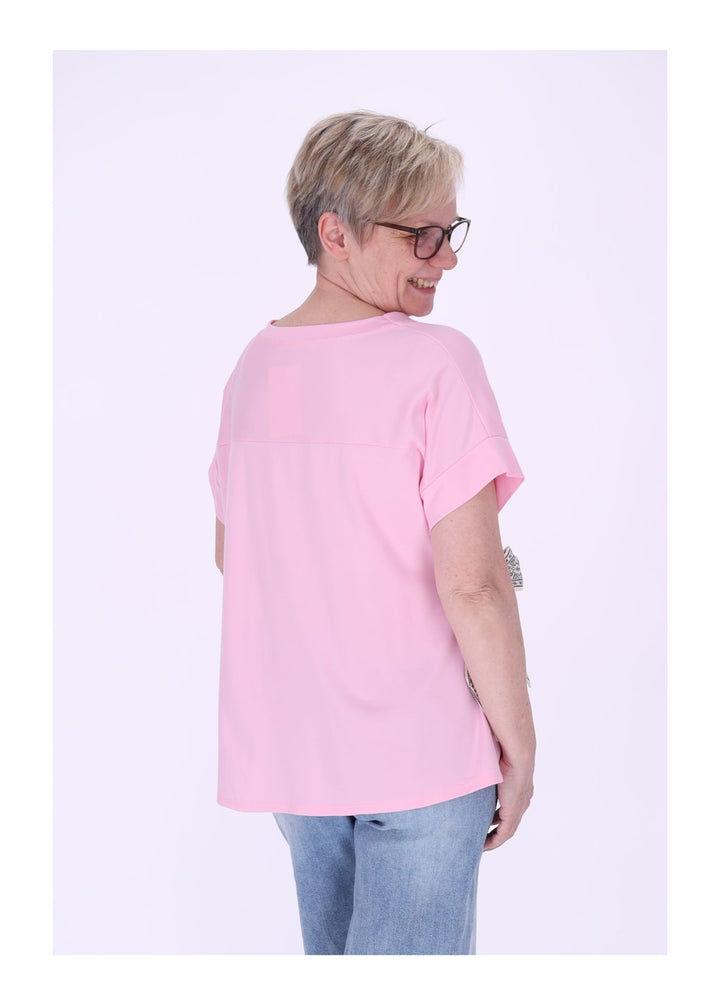 Splash of Color Damen T-Shirt zum Binden