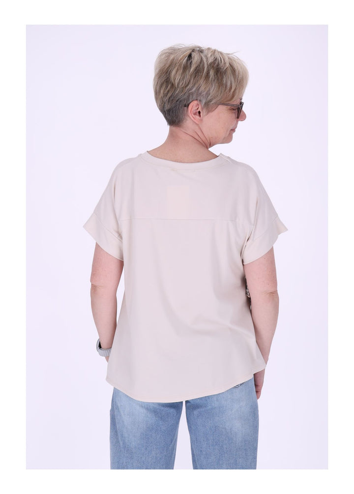 Splash of Color Damen T-Shirt zum Binden