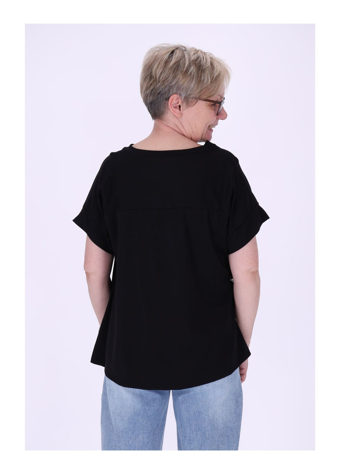 Splash of Color Damen T-Shirt zum Binden