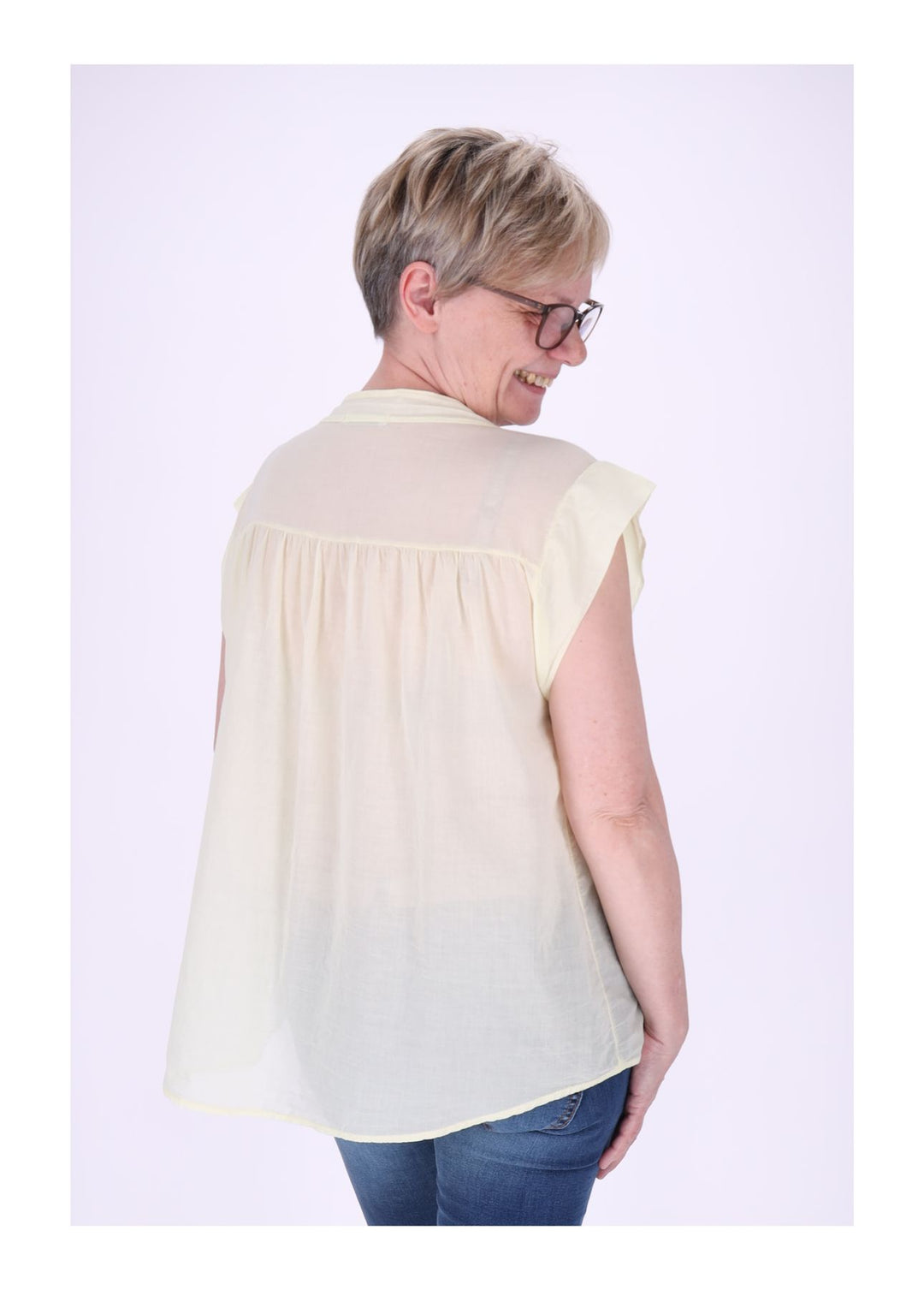 Splash of Color Bluse Damen Baumwolle