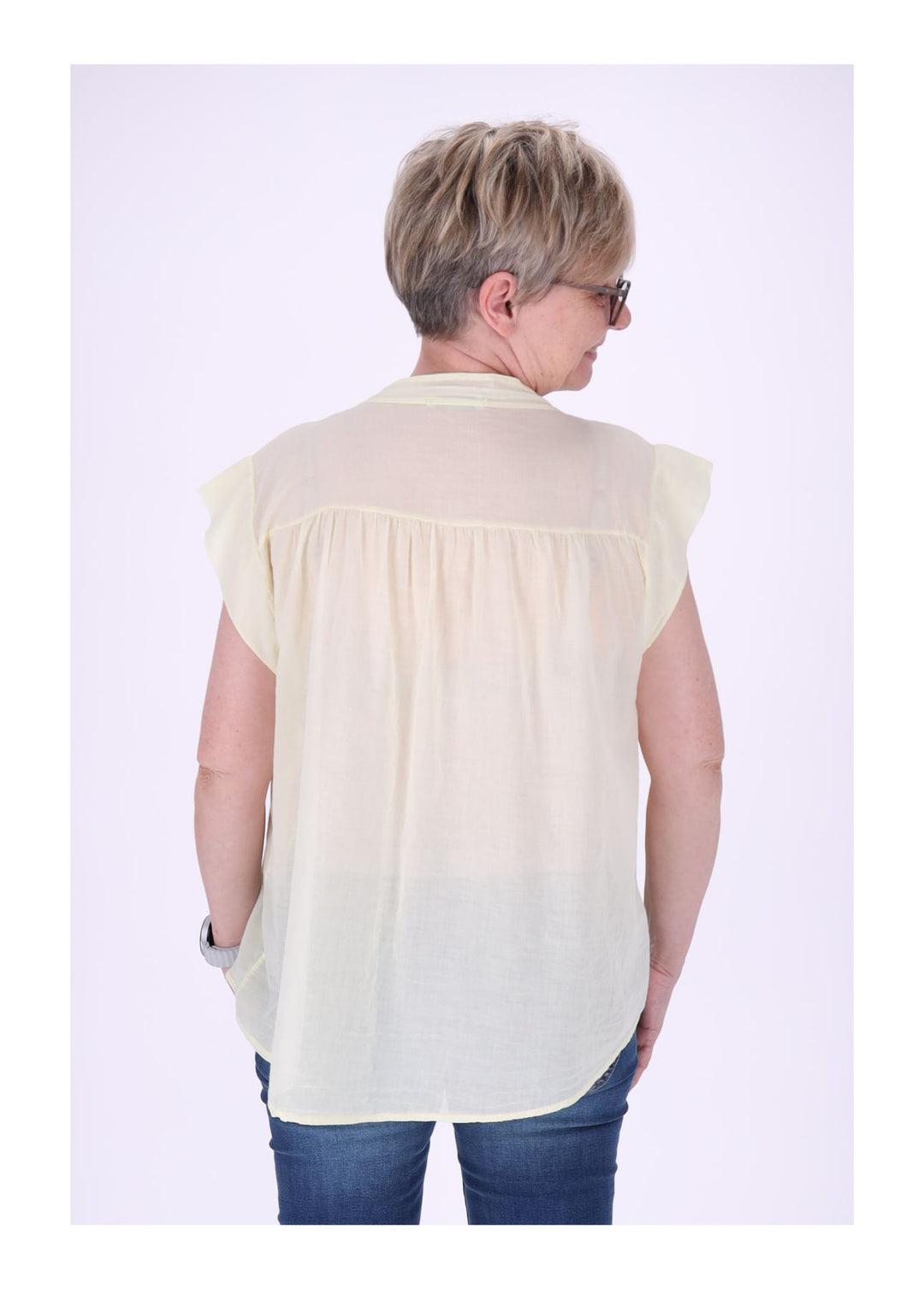 Splash of Color Bluse Damen Baumwolle