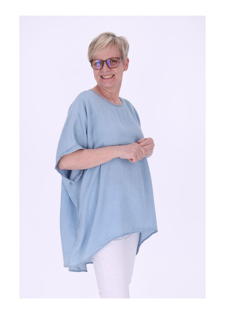 Splash of Color Oversized T-Shirt Damen