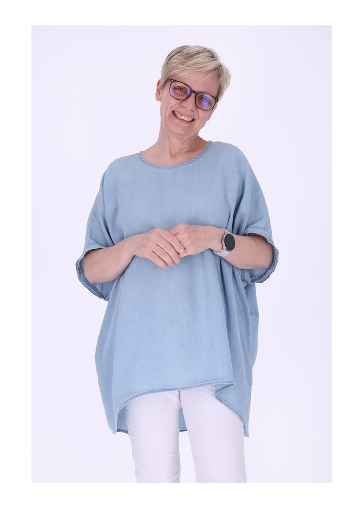 Splash of Color Oversized T-Shirt Damen
