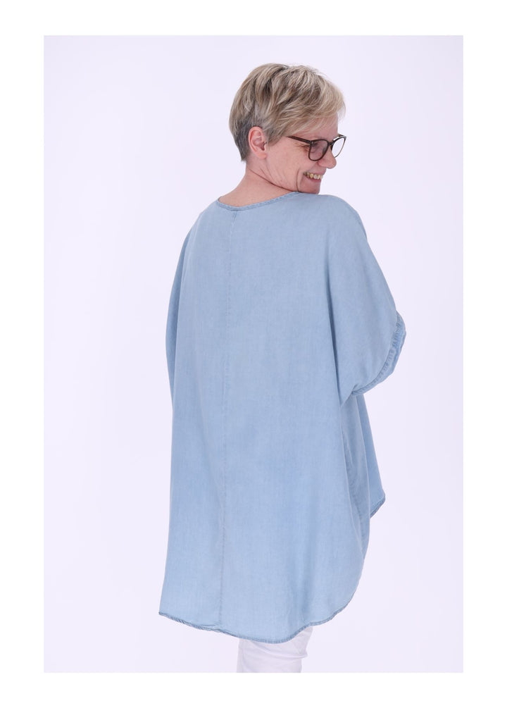 Splash of Color Oversized T-Shirt Damen