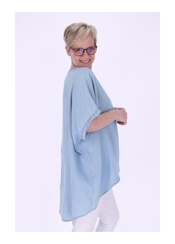 Splash of Color Oversized T-Shirt Damen