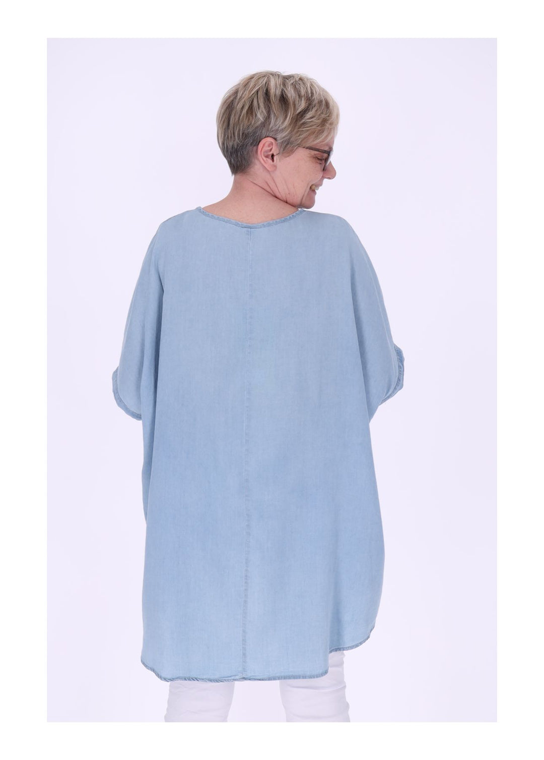 Splash of Color Oversized T-Shirt Damen