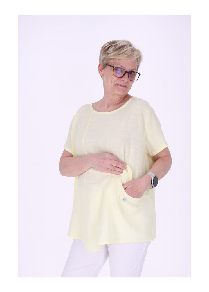 Splash of Color Damen T-Shirt mit Tasche