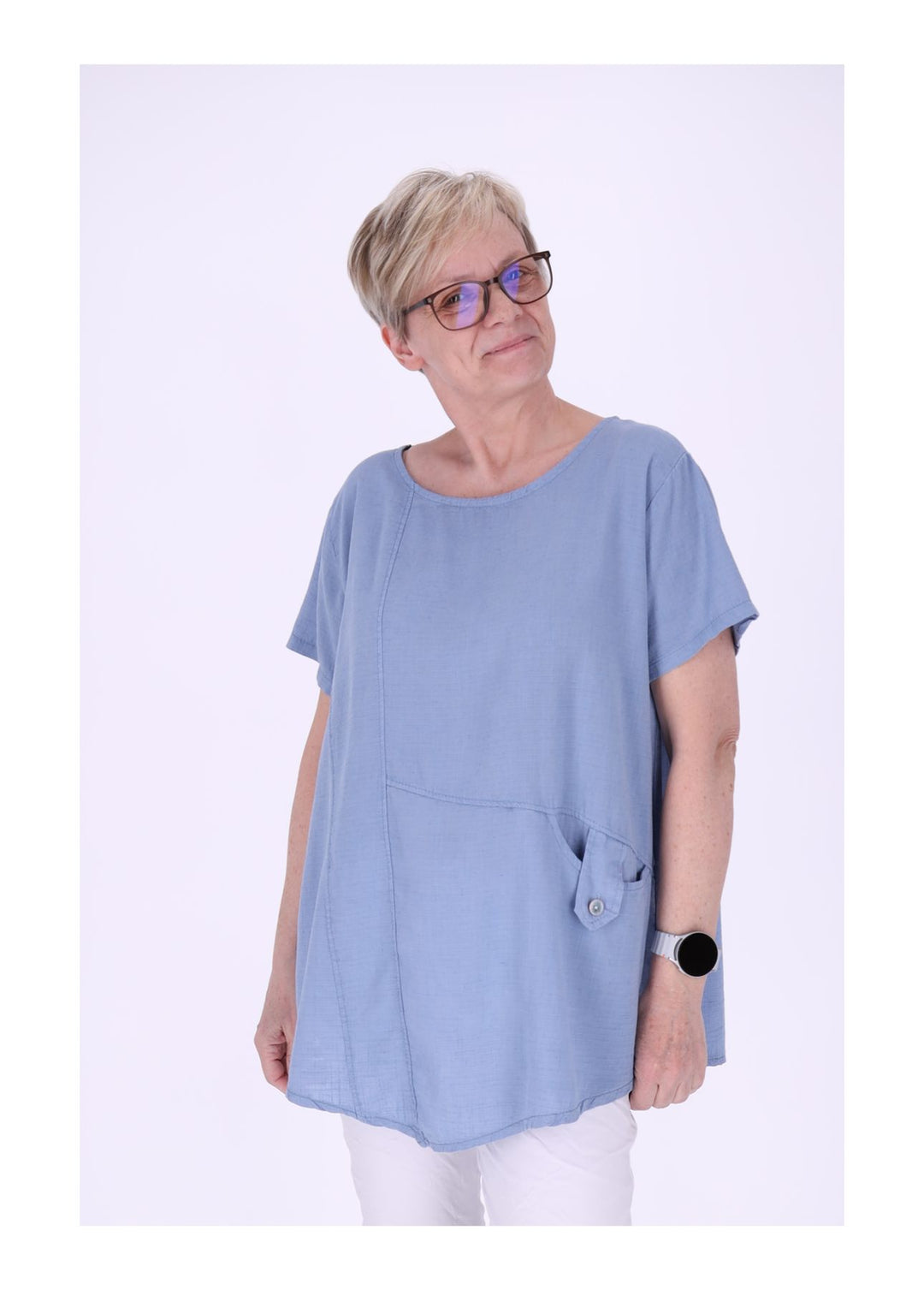 Splash of Color Damen T-Shirt mit Tasche