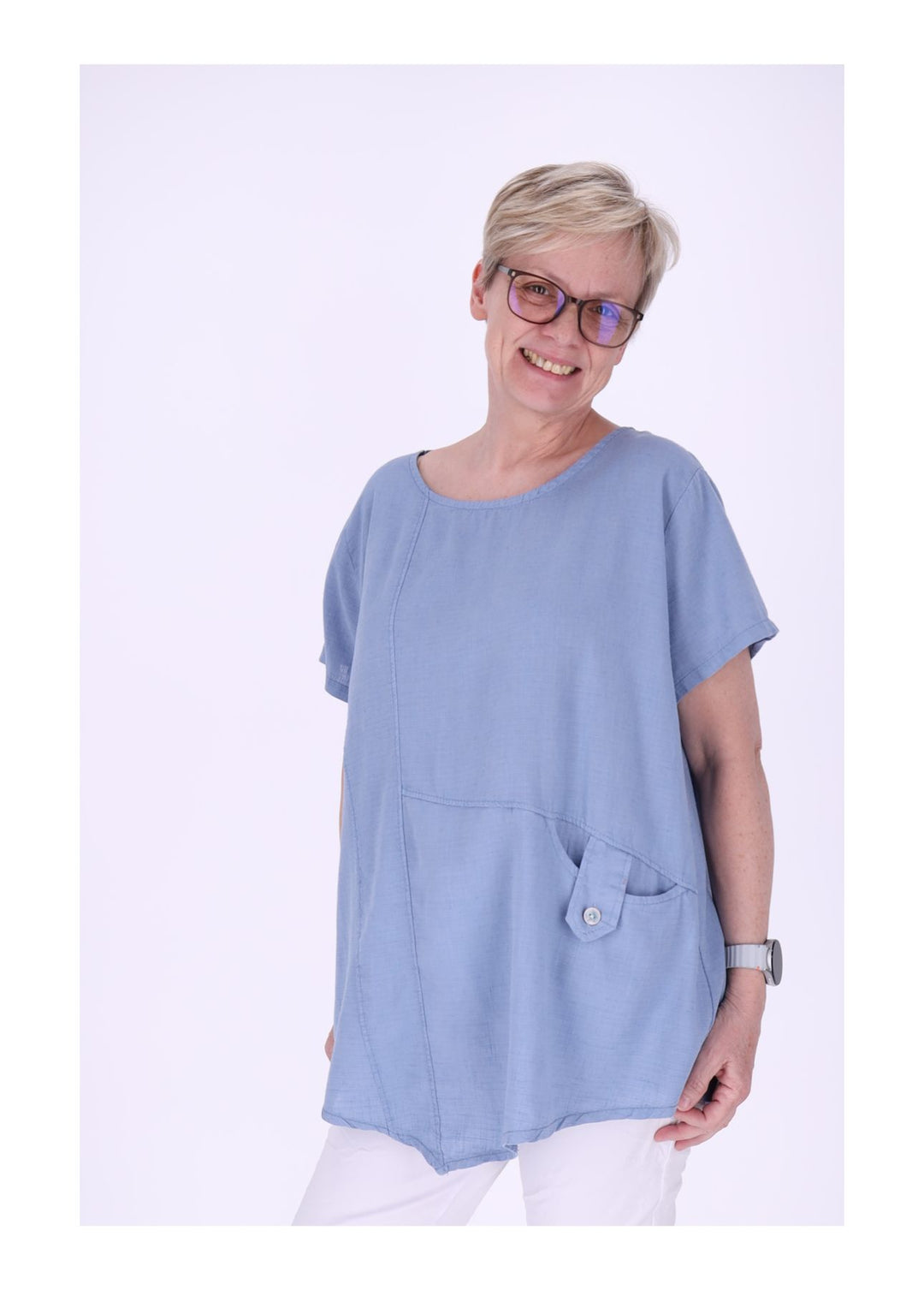 Splash of Color Damen T-Shirt mit Tasche