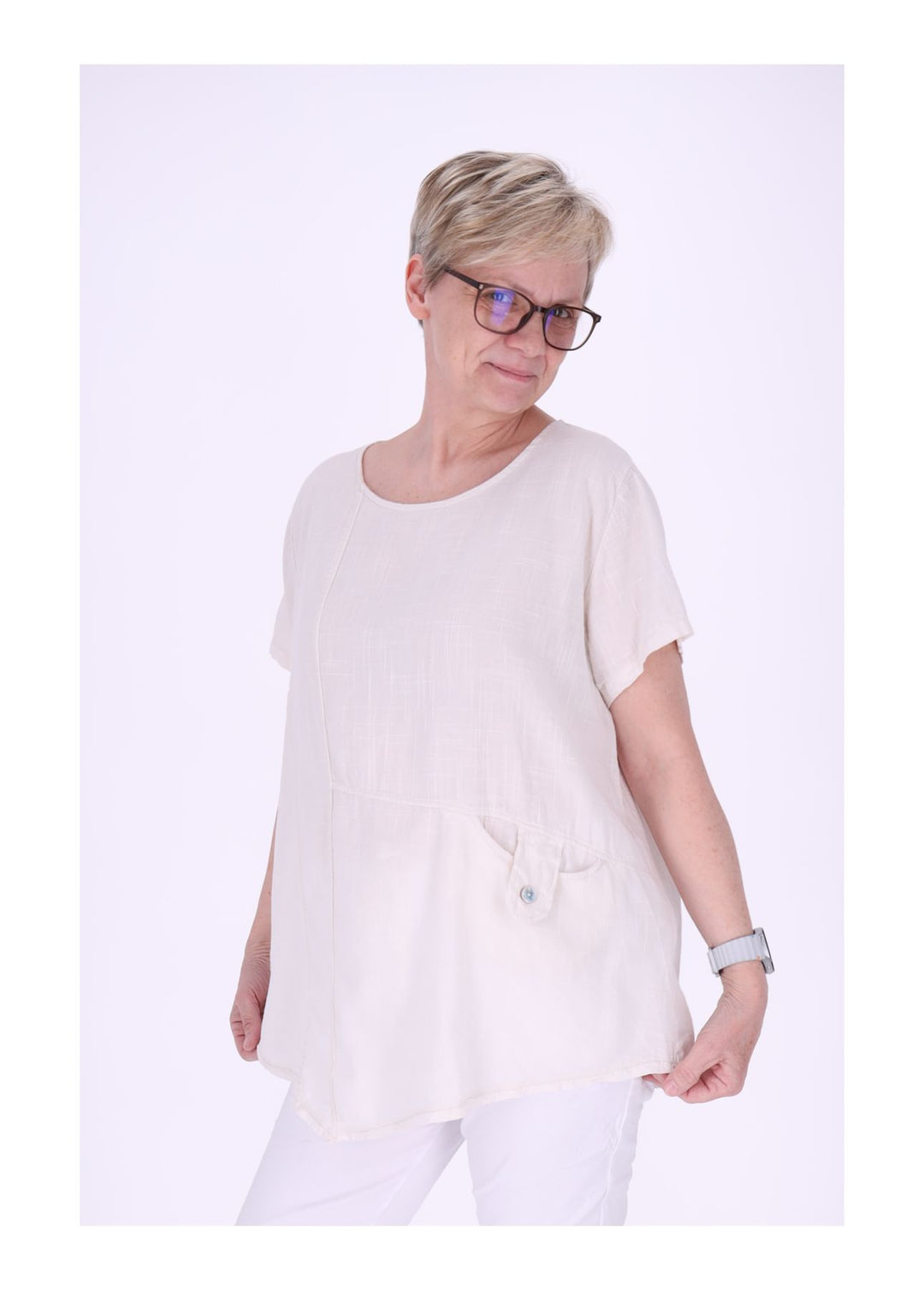 Splash of Color Damen T-Shirt mit Tasche