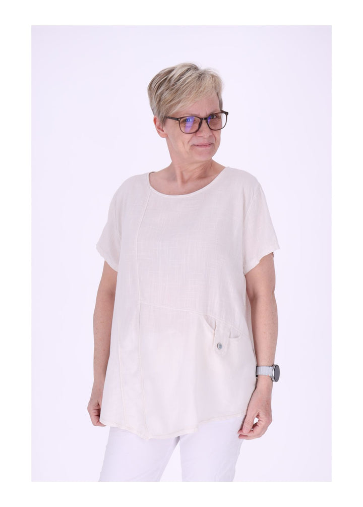 Splash of Color Damen T-Shirt mit Tasche