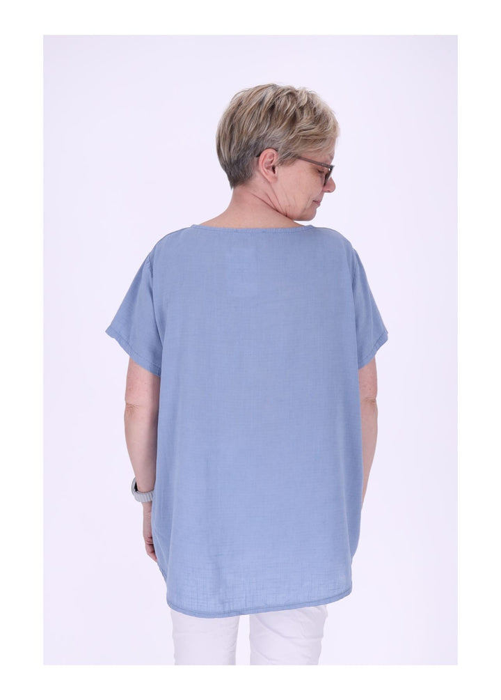 Splash of Color Damen T-Shirt mit Tasche