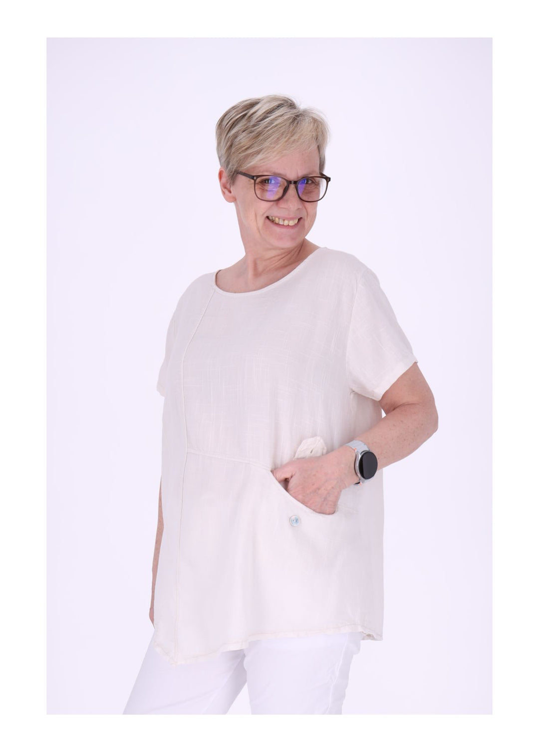 Splash of Color Damen T-Shirt mit Tasche