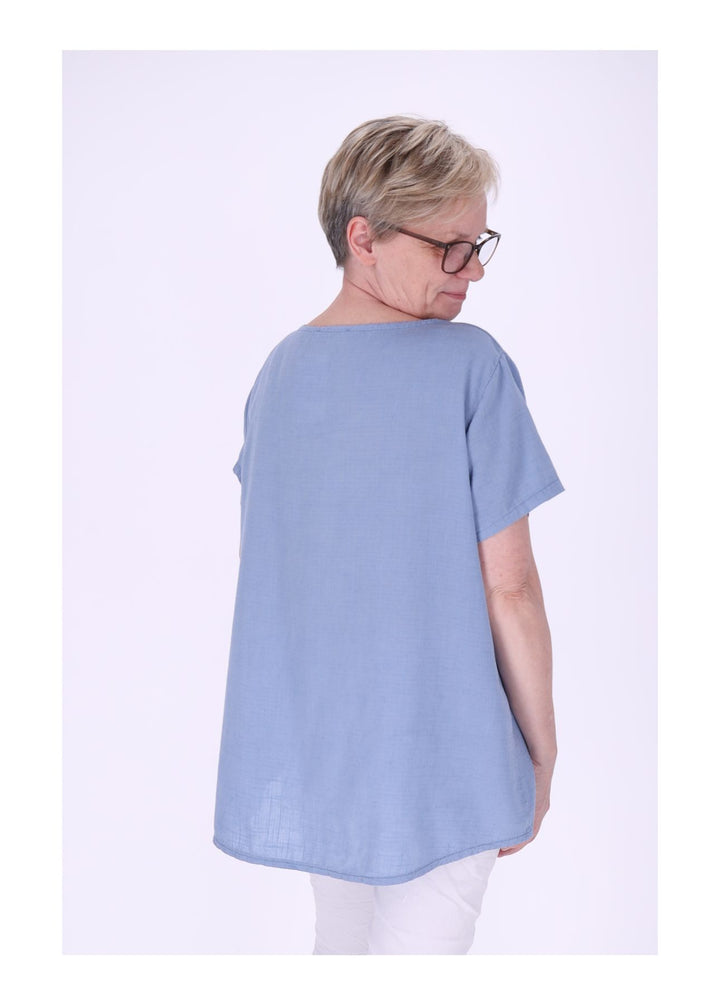 Splash of Color Damen T-Shirt mit Tasche