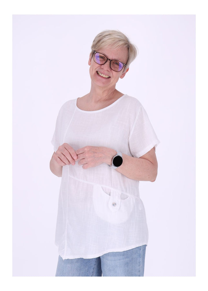 Splash of Color Damen T-Shirt mit Tasche
