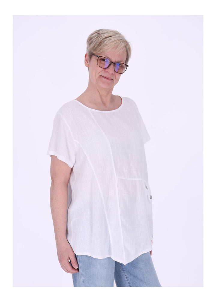 Splash of Color Damen T-Shirt mit Tasche