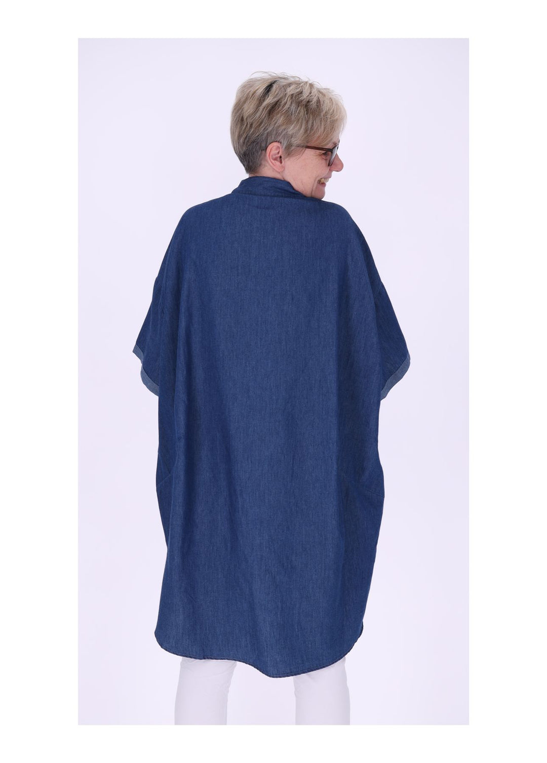 Splash of Color Blusenshirt Damen Oversized