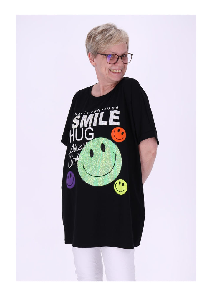 Splash of Color Damen T-Shirt Pailletten