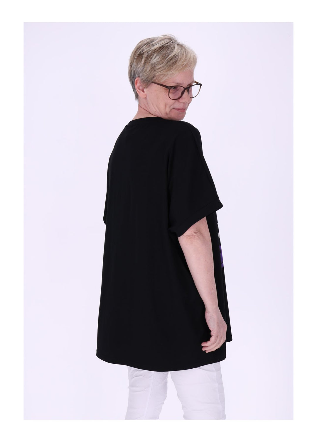 Splash of Color Damen T-Shirt Pailletten